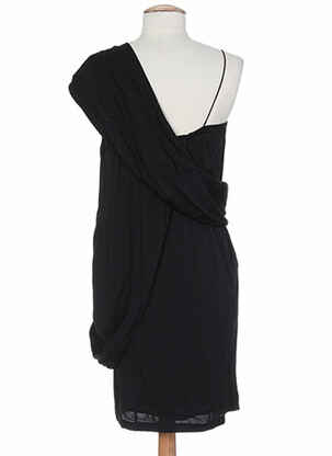Robe mi-longue coupe fluide sans manche noir PAUL SMITH femme