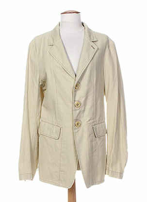Veste casual fermeture boutonnée sur le devant beige MARITHE & FRANCOIS GIRBAUD homme