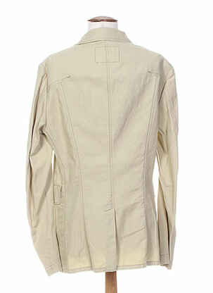 Veste casual fermeture boutonnée sur le devant beige MARITHE & FRANCOIS GIRBAUD homme