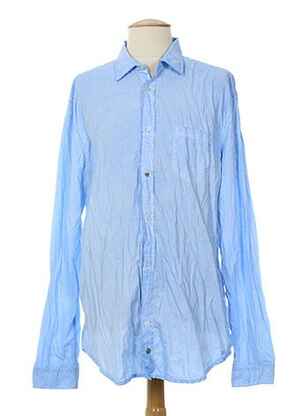 Chemise manches longues manches longues bleu RA-RE homme