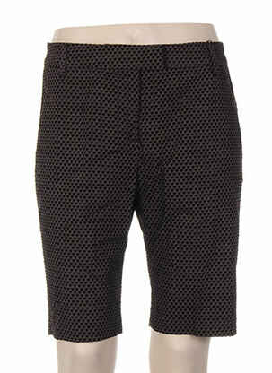 Bermuda fermeture zippée sous rabat avec crochet taille normale marron PAUL SMITH femme