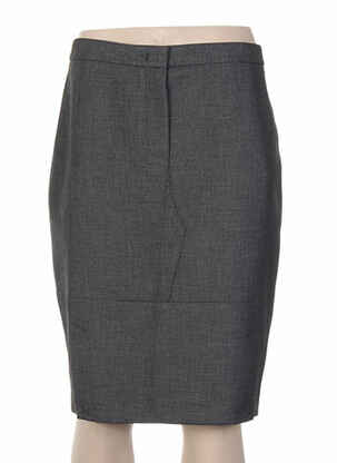 Jupe mi-longue taille normale gris SET femme