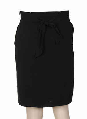 Jupe mi-longue fermeture zip latéral noir PAUL SMITH femme