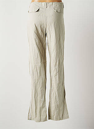 Pantalon droit taille normale taille normale vert HANNOH femme