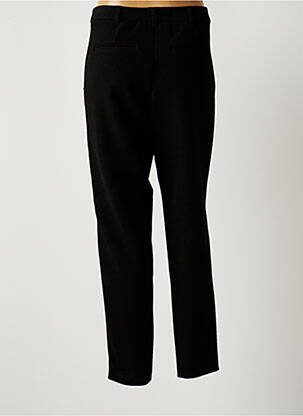 Pantalon droit stretch taille normale noir SET femme