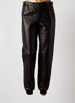 Pantalon droit taille normale taille normale noir PAUL SMITH femme