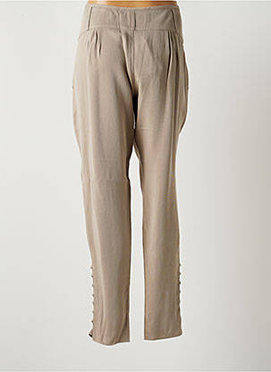 Pantalon droit stretch taille normale gris LOU DE BEAUREGARD femme