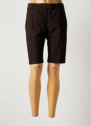 Bermuda coupe droite taille normale marron PAUL SMITH femme