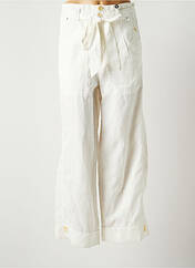 Pantalon droit blanc HICH USE pour femme seconde vue