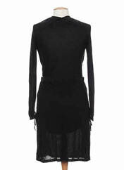 Robe mi-longue noir OKTOBER pour femme seconde vue