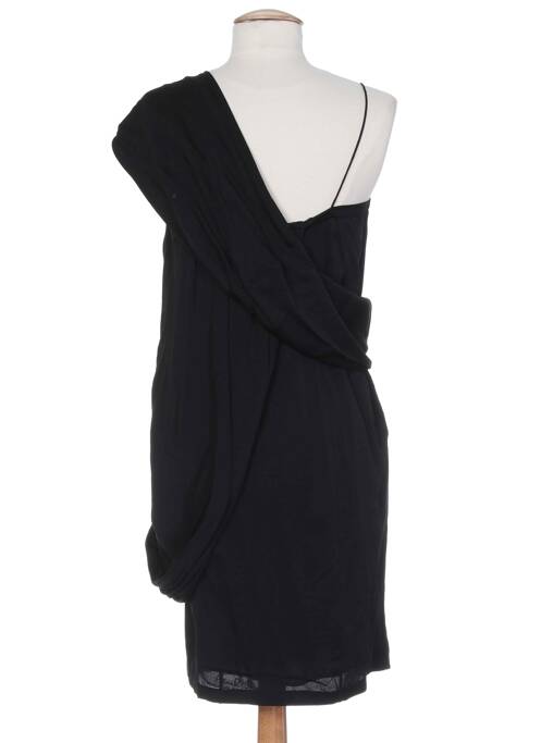 Robe mi-longue coupe fluide sans manche noir PAUL SMITH femme