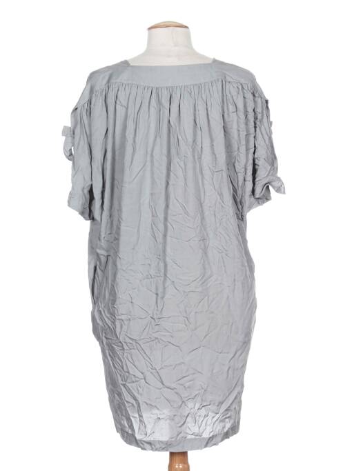 Robe mi-longue manches courtes manches courtes gris PAUL SMITH femme