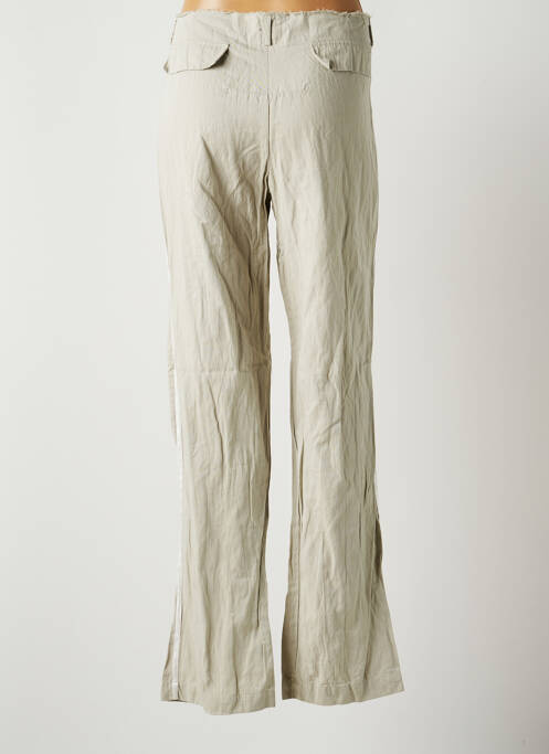 Pantalon droit vert HANNOH pour femme