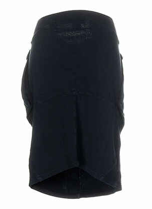 Jupe mi-longue taille élastique bleu EUROPEAN CULTURE femme