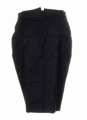 Jupe mi-longue taille haute noir BLACK LABEL femme