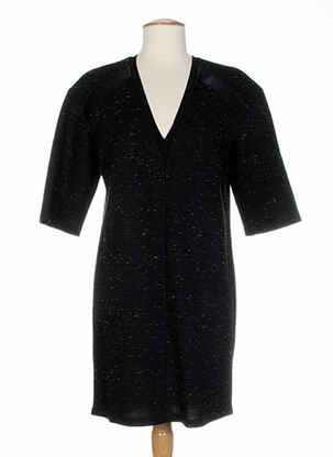 Robe mi-longue manches 3/4 manches 3/4 noir COSTUME NEMUTSO femme