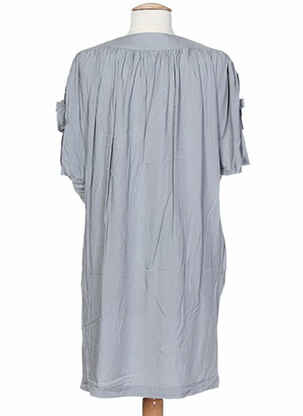 Robe mi-longue manches courtes manches courtes gris PAUL SMITH femme