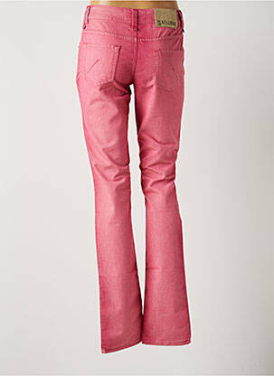 Jeans coupe slim broderie rivets taille normale rose GALLIANO femme