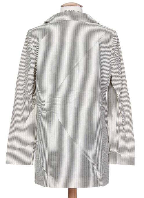 Veste casual col rond beige DEVASTEE femme