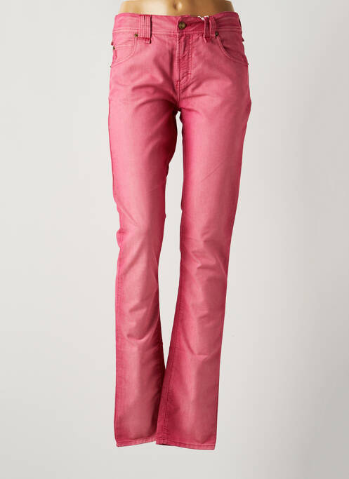 Jeans coupe slim rose GALLIANO pour femme