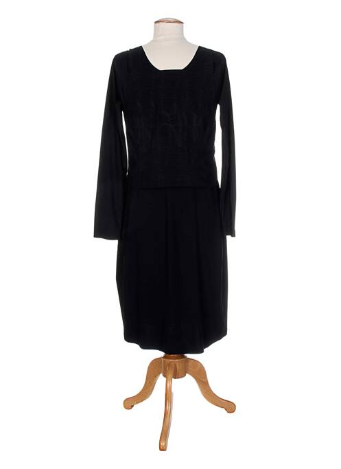Robe mi-longue noir ALMA LIBRE pour femme