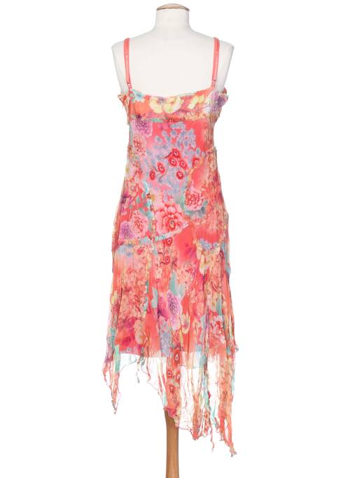 Robe mi-longue orange TOY G pour femme