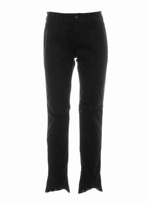 Jeans coupe droite taille haute taille haute noir MARITHE & FRANCOIS GIRBAUD femme