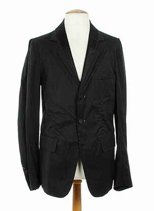 Veste casual fermeture boutonnée sur le devant noir HIGH homme