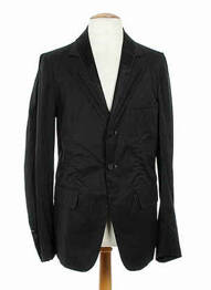 Veste casual fermeture boutonnée sur le devant noir HIGH homme