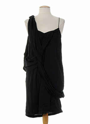 Robe mi-longue sans manche sans manche noir PAUL SMITH femme