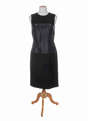 Robe mi-longue sans manche sans manche noir PAUL SMITH femme
