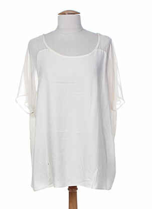 Top manches courtes manches courtes beige SET femme