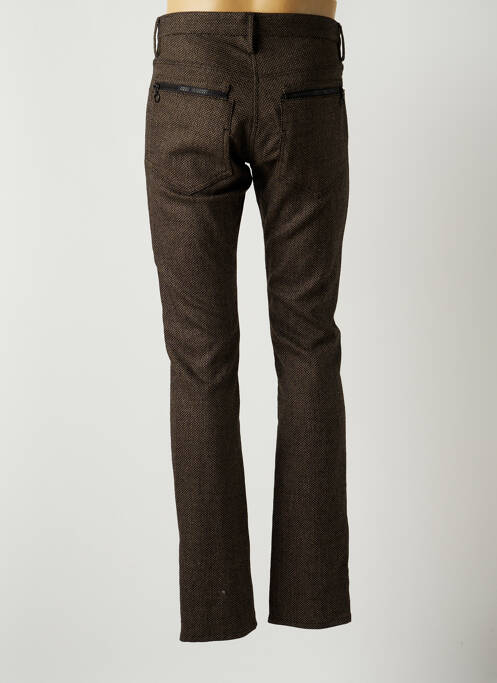 Pantalon slim marron COSTUME NEMUTSO pour homme