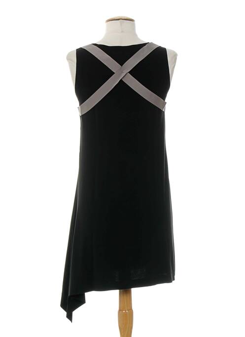 Robe mi-longue noir ALMALIBRE pour femme