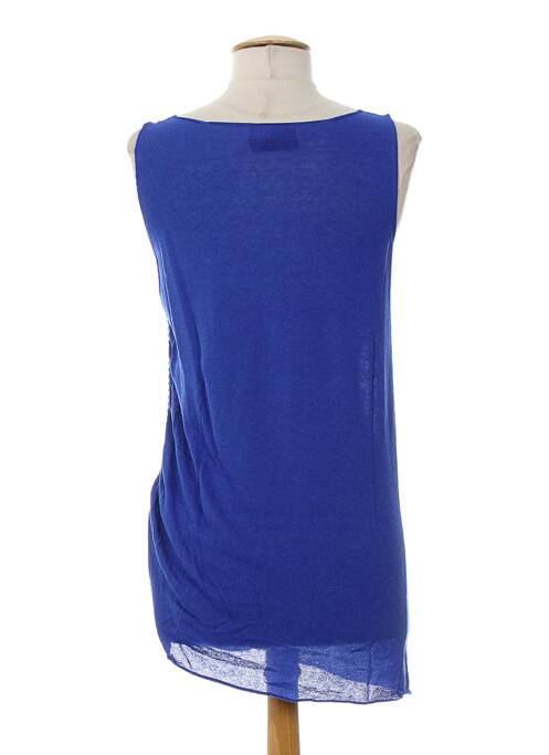 Tunique sans manche bleu ALMALIBRE pour femme