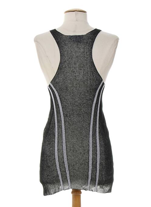 Tunique sans manche noir ALMALIBRE pour femme