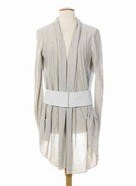 Veste casual coupe cintrée beige ALMALIBRE femme