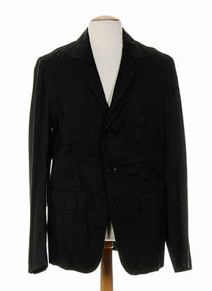 Veste casual fermeture boutonnée sur le devant noir HIGH homme