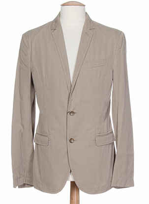 Veste casual fermeture boutonnée sur le devant beige DOLCE & GABBANA homme