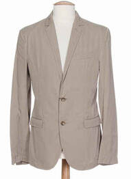 Veste casual fermeture boutonnée sur le devant beige DOLCE & GABBANA homme