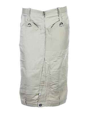 Jupe mi-longue taille normale beige MARITHE & FRANCOIS GIRBAUD femme