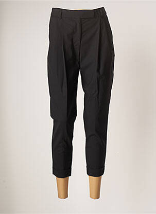Pantacourt taille haute taille haute noir BLACK LABEL femme