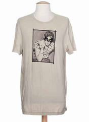 T-shirt gris MADE IN ITALY pour femme seconde vue