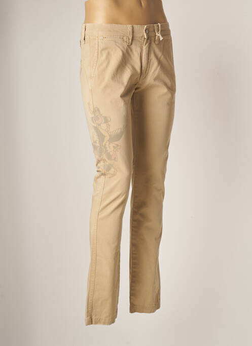 Pantalon chino beige RAG RESTYLE pour homme