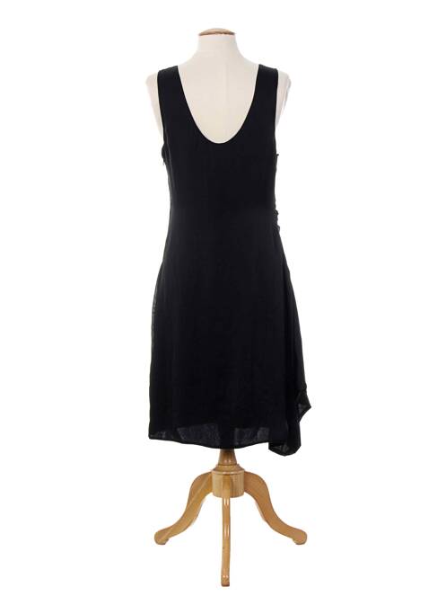 Robe mi-longue noir ALMALIBRE pour femme