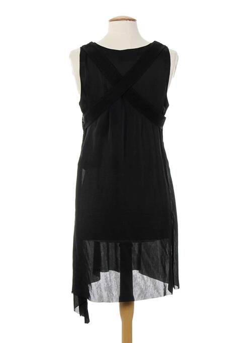 Tunique sans manche noir ALMALIBRE pour femme