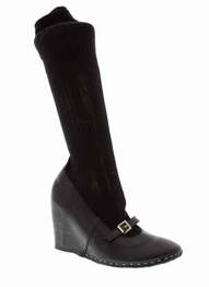 Bottes talon de 7 à 9cm noir COLLECTION PRIVEE femme