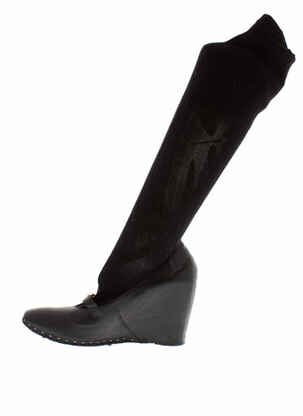 Bottes talon de 7 à 9cm noir COLLECTION PRIVEE femme