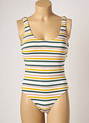 Maillot de bain 1 pièce blanc AULALA pour femme