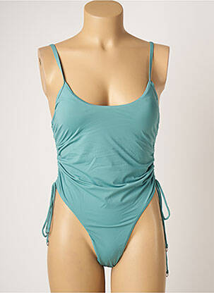 Maillot de bain 1 pièce bleu AULALA pour femme